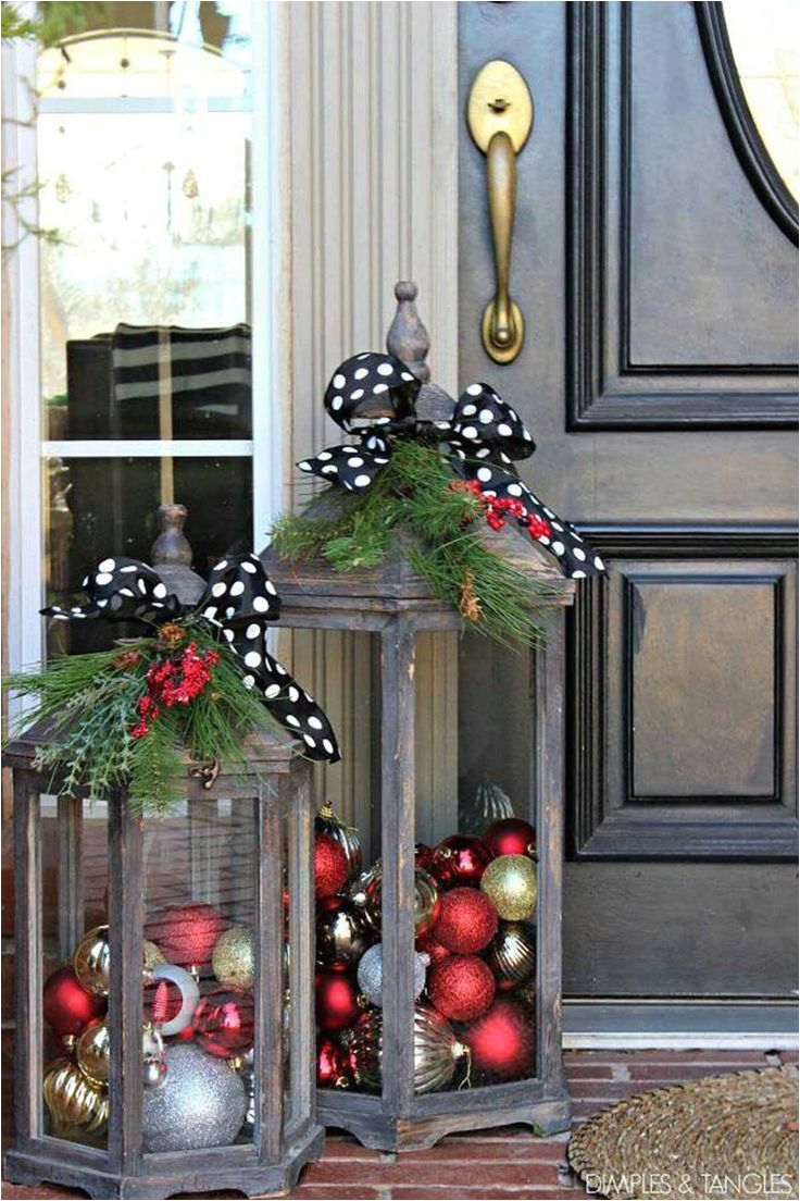 beautiful christmas lanterns this is such a great idea for a christmas decoration