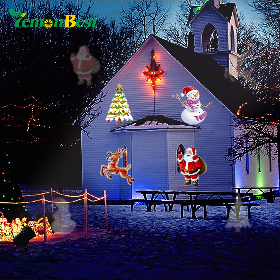 lemonbest waterproof decoration light us eu 14 kinds od patterns indoor outdoor for xmas birthday new year halloween party in holiday lighting from lights