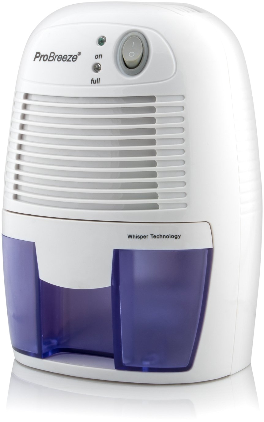 pro breeze 500ml compact and portable mini air dehumidifier for damp mould moisture in