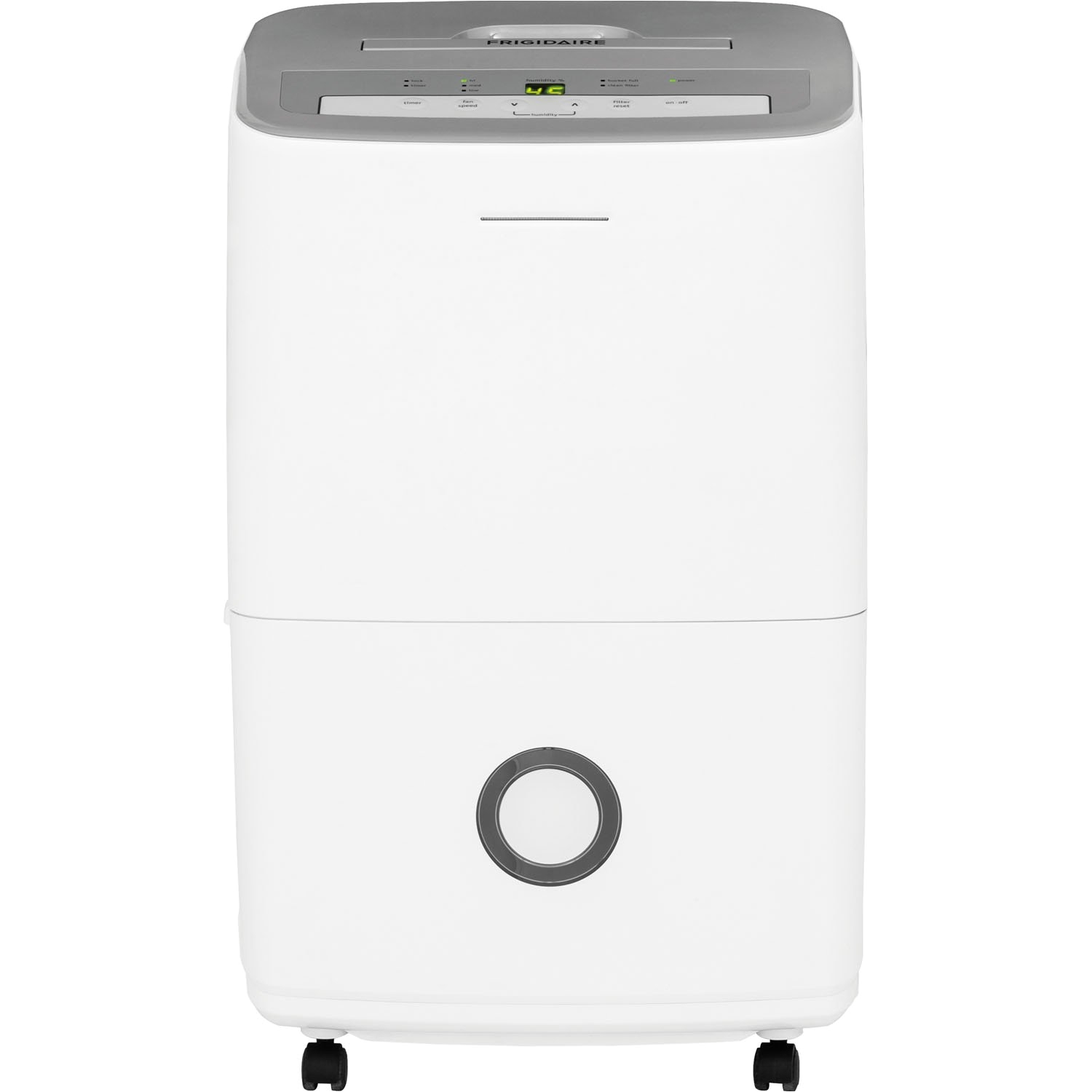 frigidaire 70 pint dehumidifier with effortless humidity control white