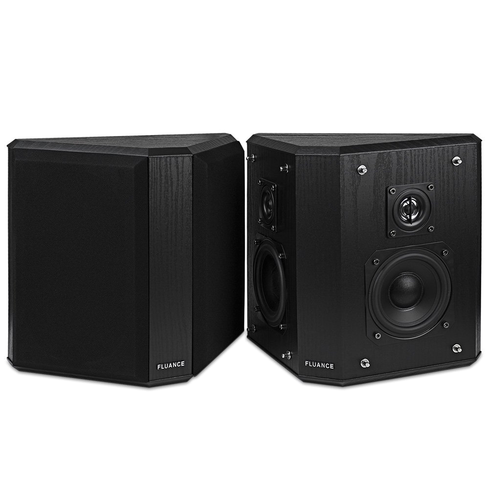 amazon com fluance avbp2 home theater bipolar surround sound satellite speakers home audio theater