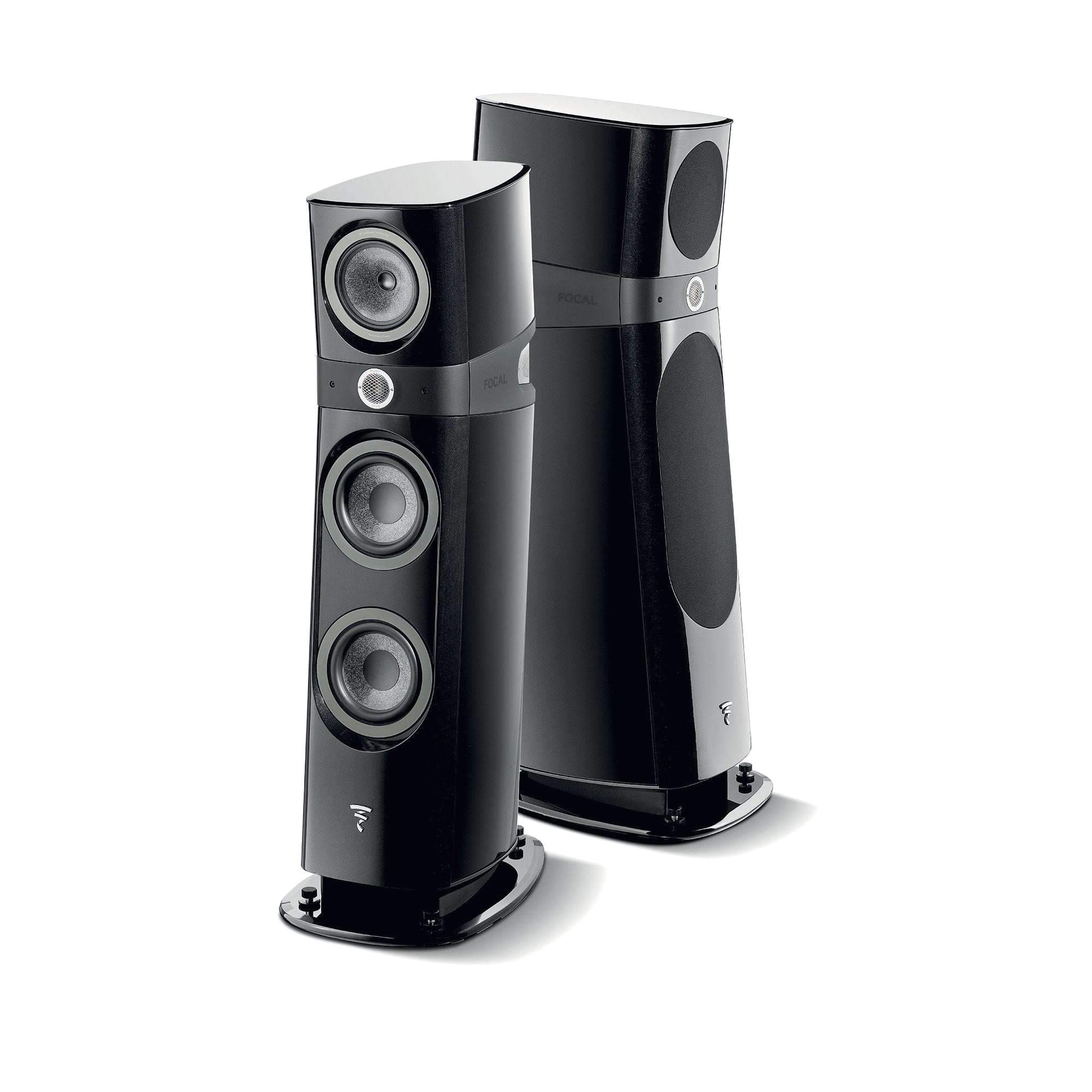 focal sopra no 2 floor standing speakers gloss black