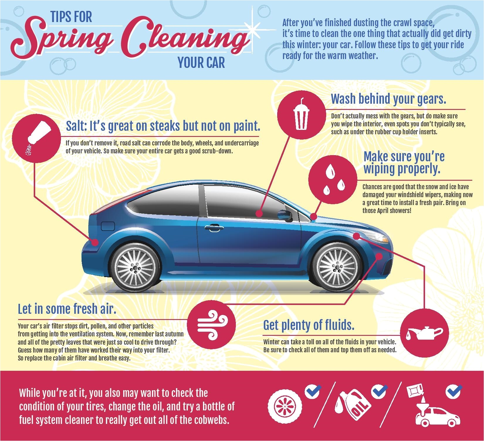 tips for spring cleaning your car