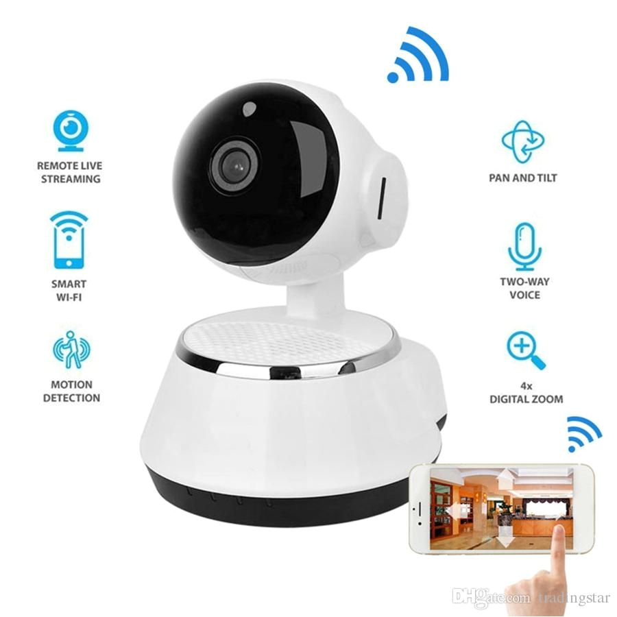 pan tilt wireless ip camera wifi 720p cctv home security cam micro sd slot support microphone p2p free app abs plastic cctv cameras ip camera pan tilt