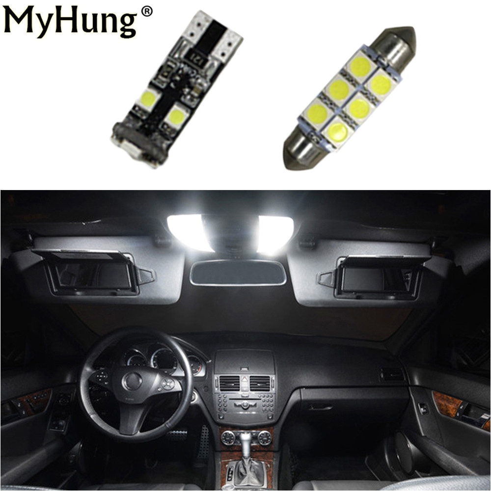 led interior light kit package for mercedes benz c class w204 c250 c300 c350 2008 16pcs in light bar work light from automobiles motorcycles on