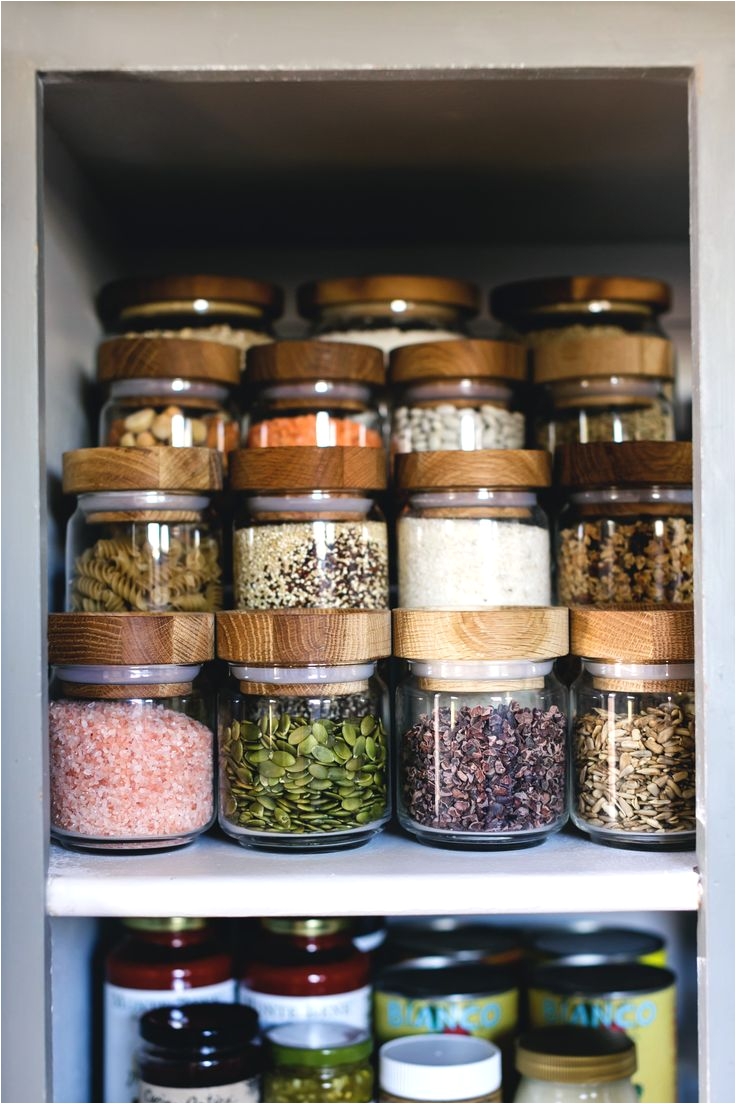 a pantry organization makeover inspiration all matching jars no more labels