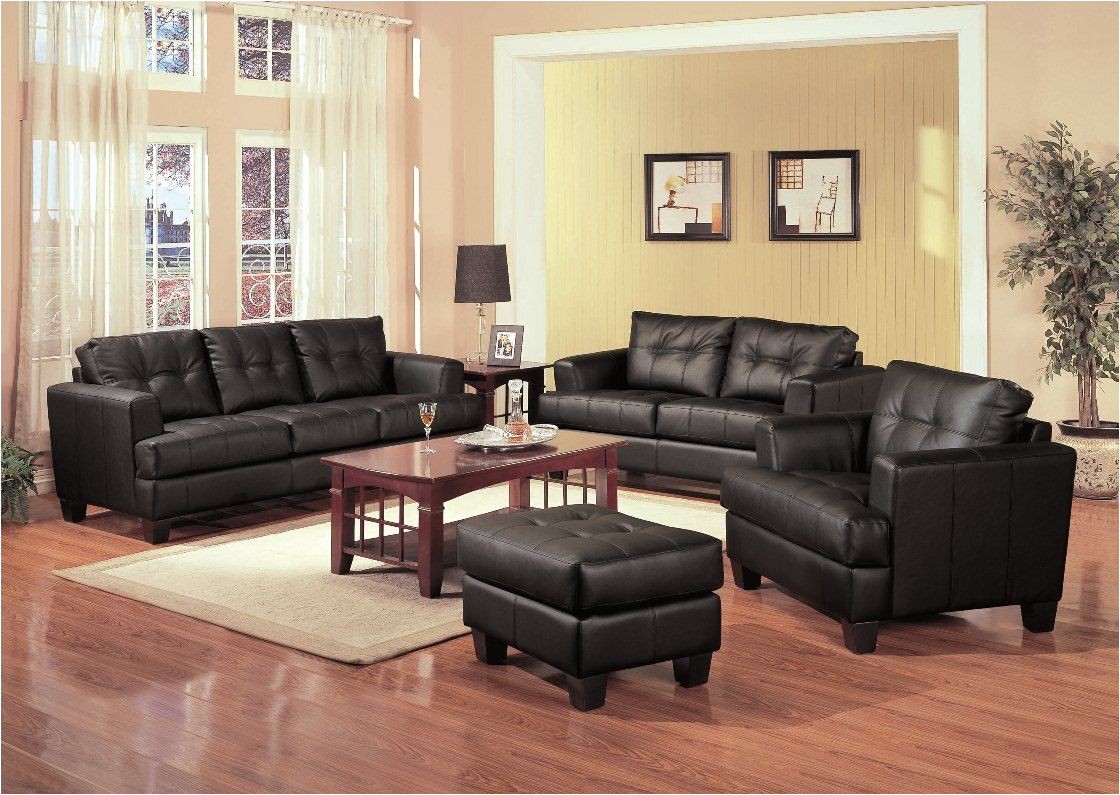 toronto black tufted leather sofa set by true contemporary at wholesale furniture brokers canada this piece will blend beautifully with your contemporary
