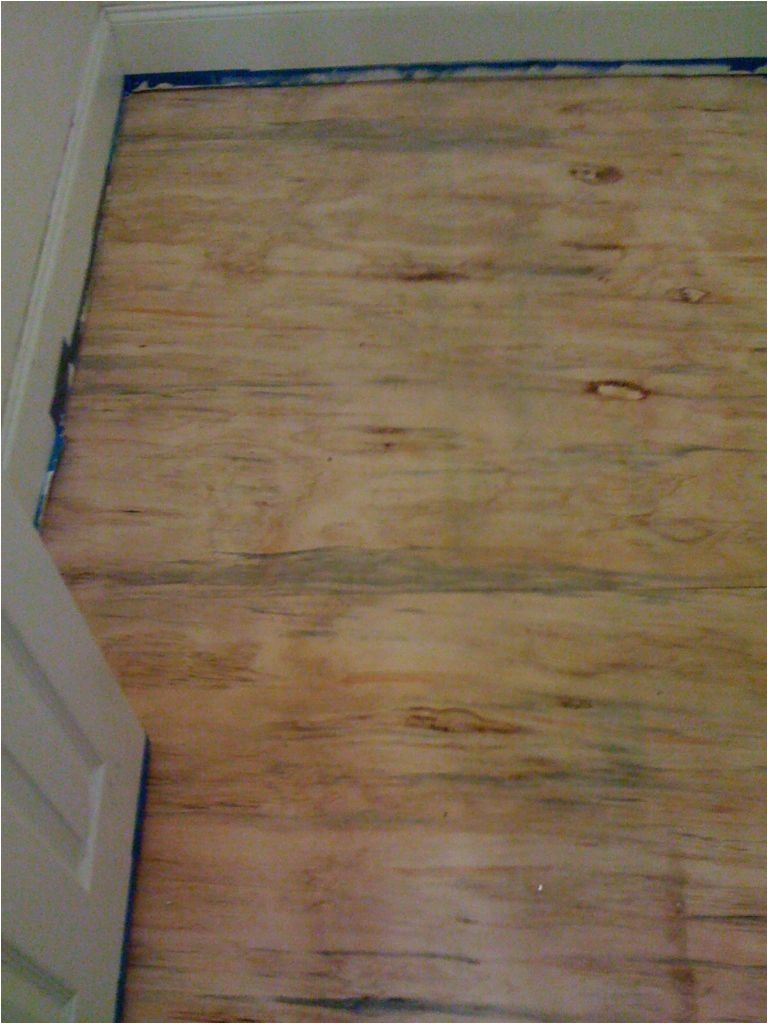 picture of install the plywood floor