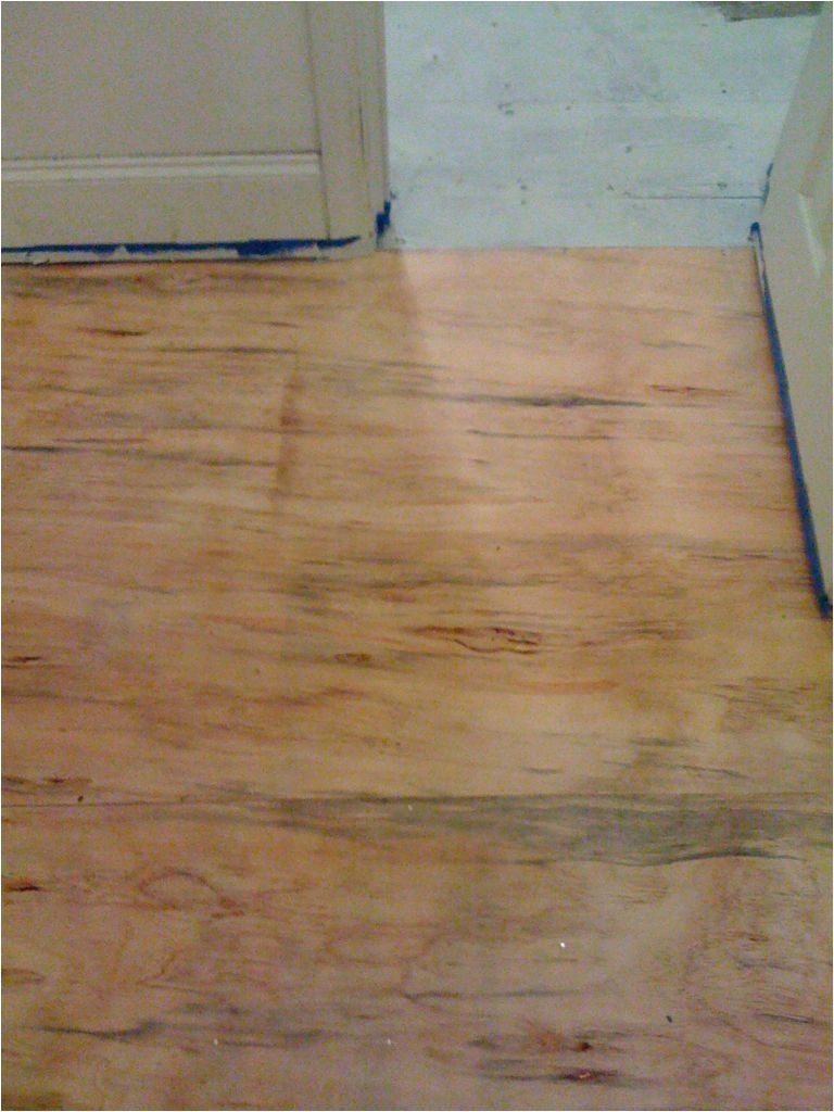 picture of install the plywood floor