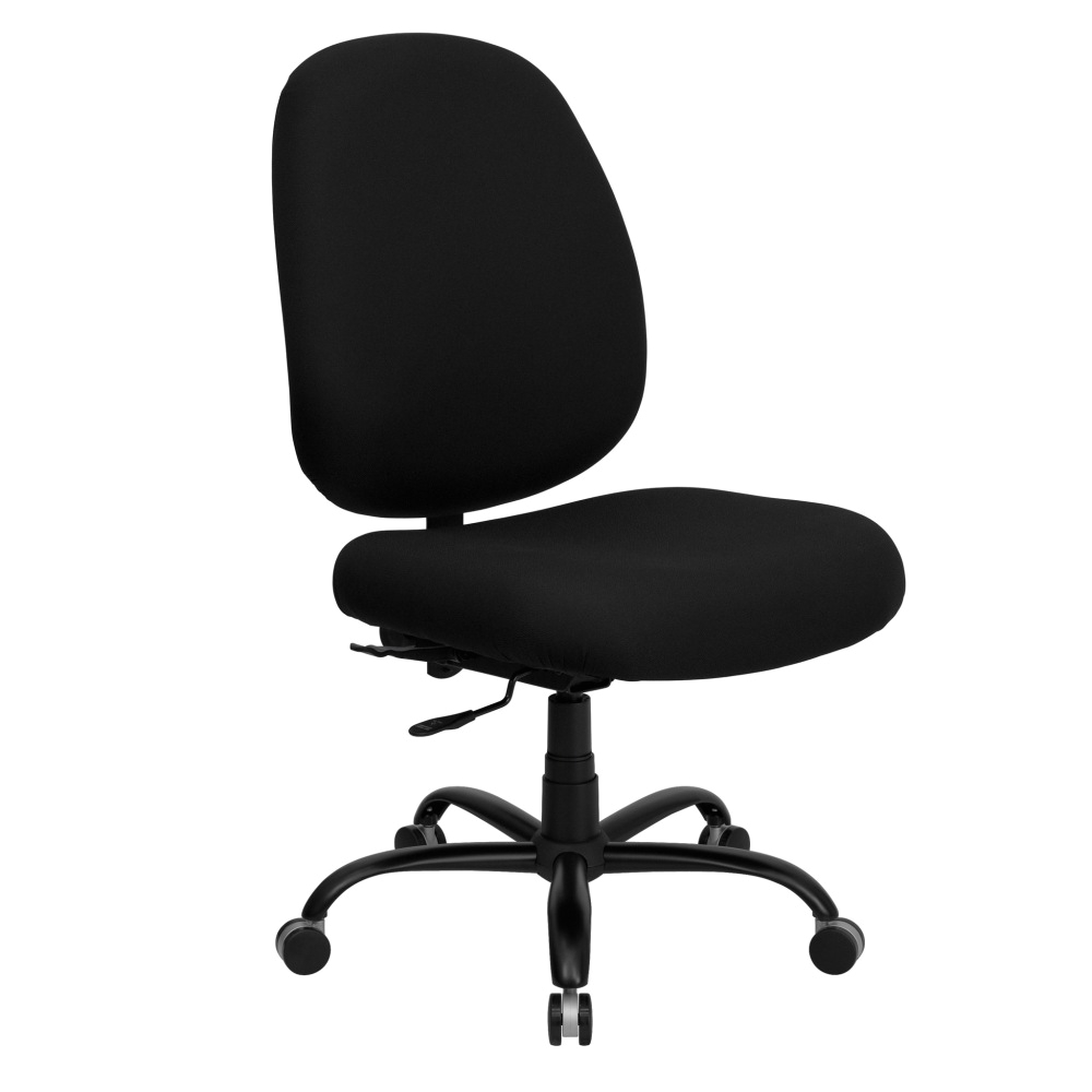 Big and Tall Office Chair 500 Lbs Capacity Hercules 500 Lb Capacity Big and Tall Black Fabric Office Chair