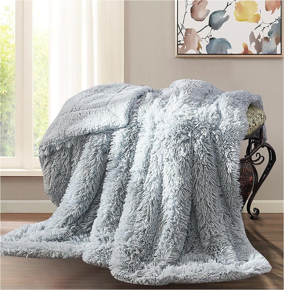 Big Faux Fur Rug Super soft Long Shaggy Chic Fuzzy Fur Faux Warm Elegant Fluffy Throw