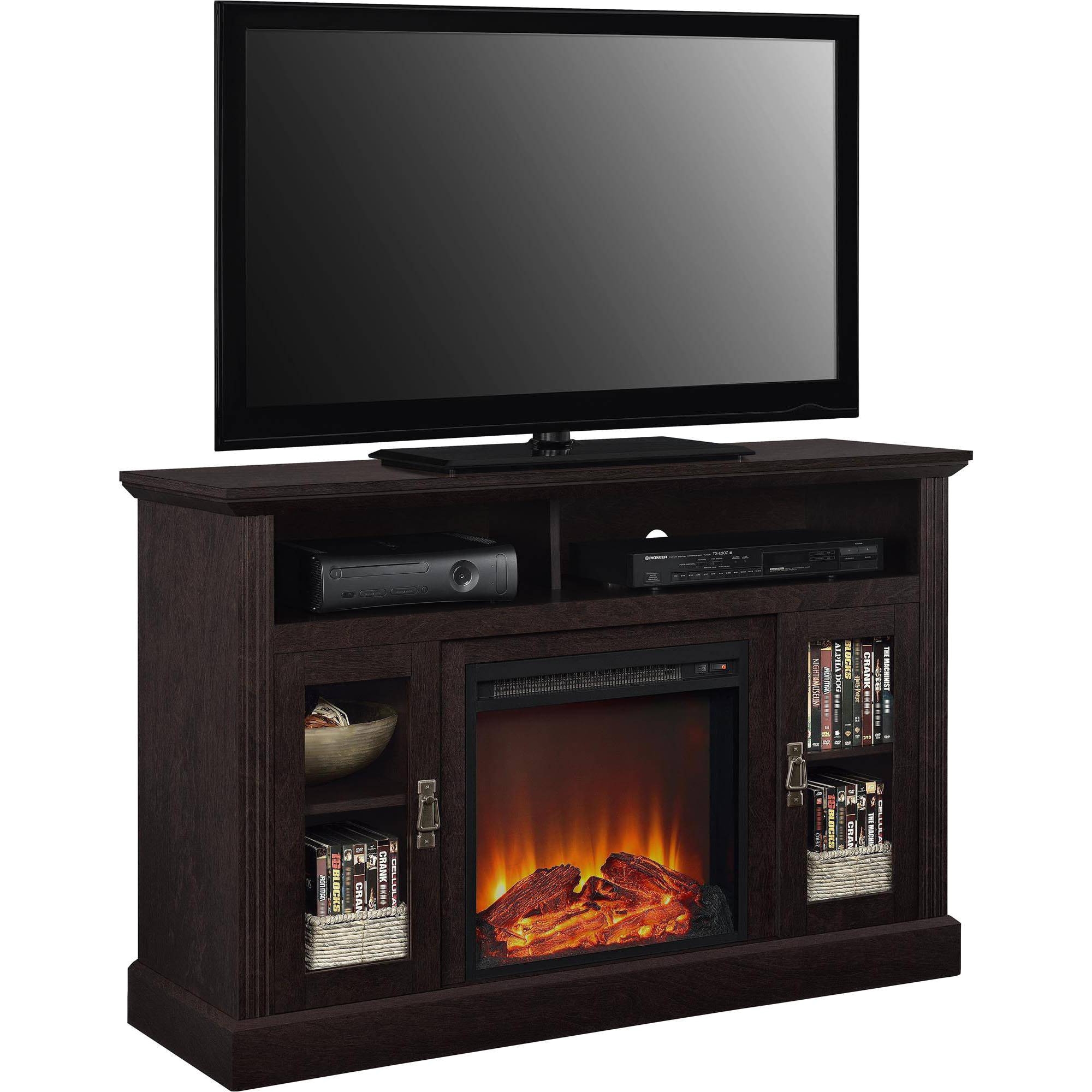black friday deals on fireplace tv stands elegant ameriwood home chicago electric fireplace tv console for
