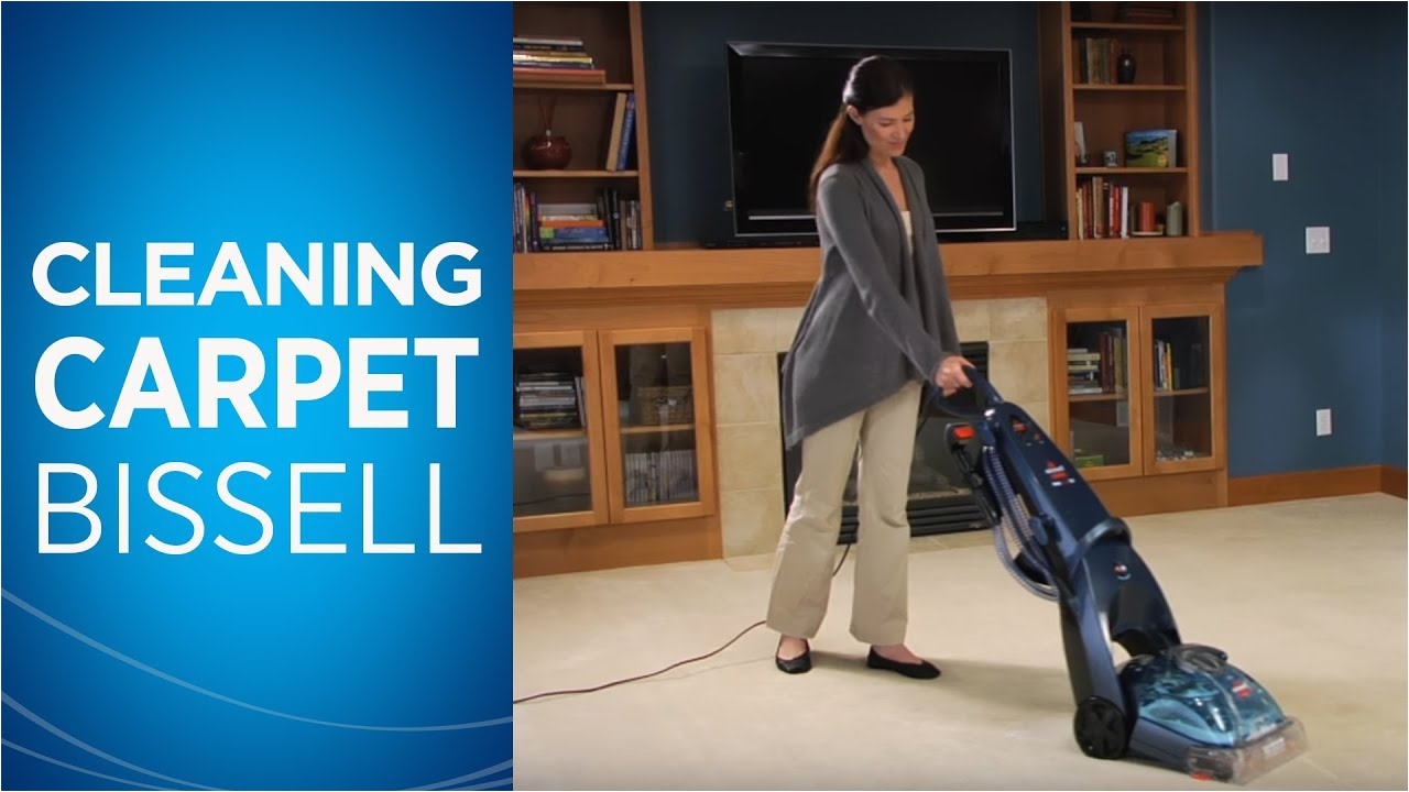 how to use a bissell carpet cleaner