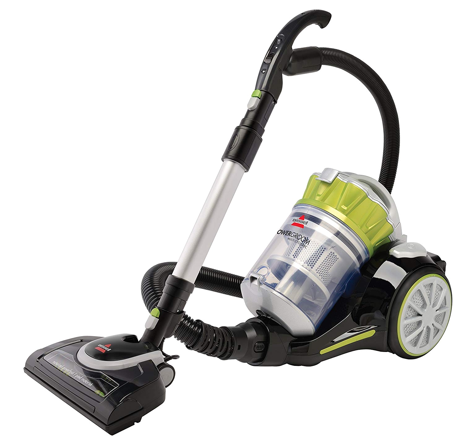 amazon com bissell powergroom multicyclonic bagless canister vacuum corded