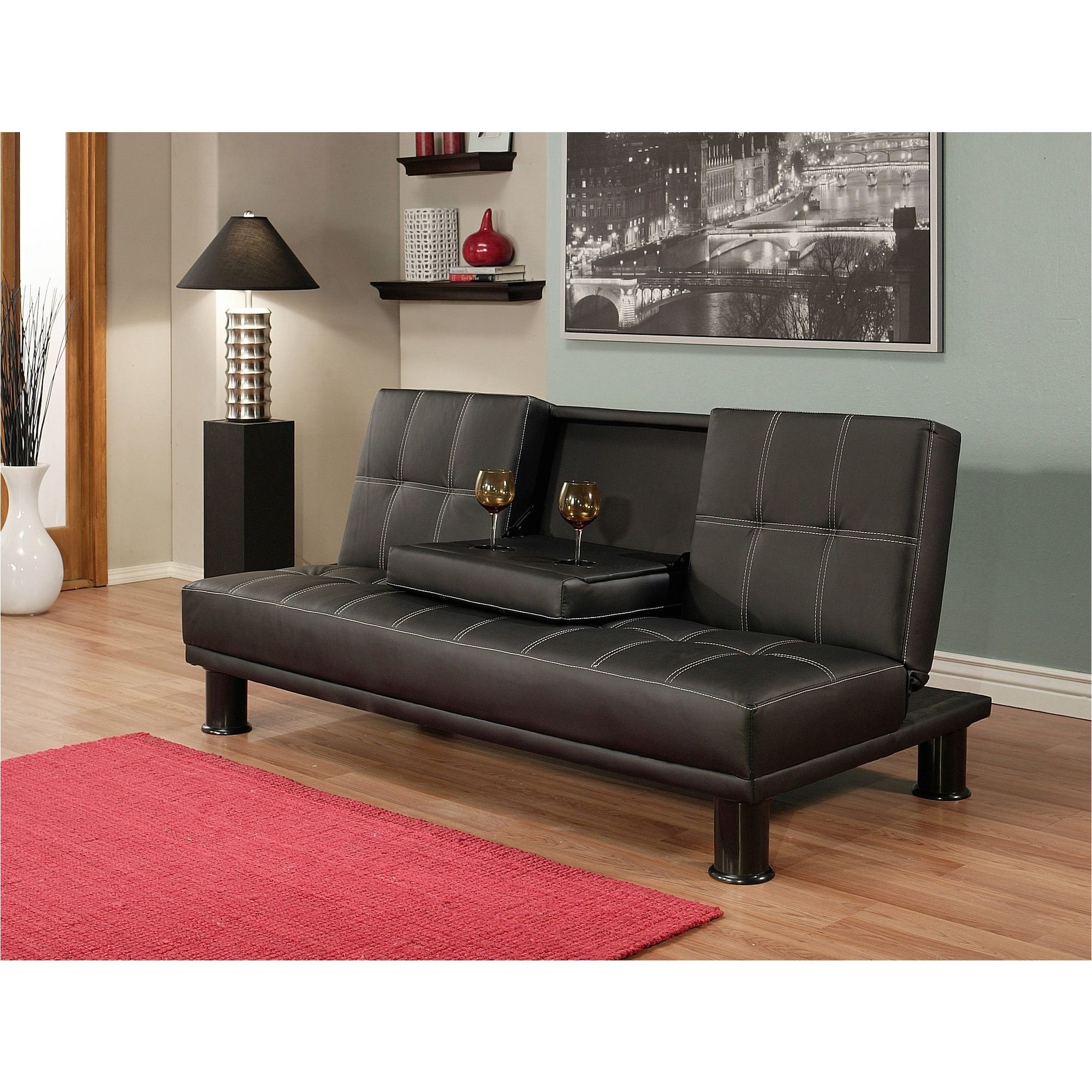 apartment sleep sofa elegant abbyson living montgomery convertible sofa black bjs wholesale