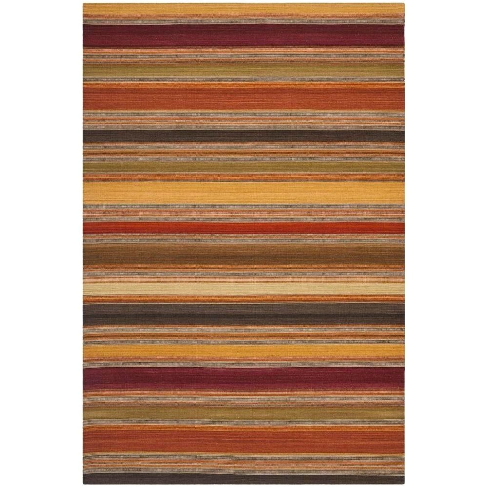 safavieh striped kilim gold 2 ft 6 in x 4 ft area rug stk315a 24 the home depot