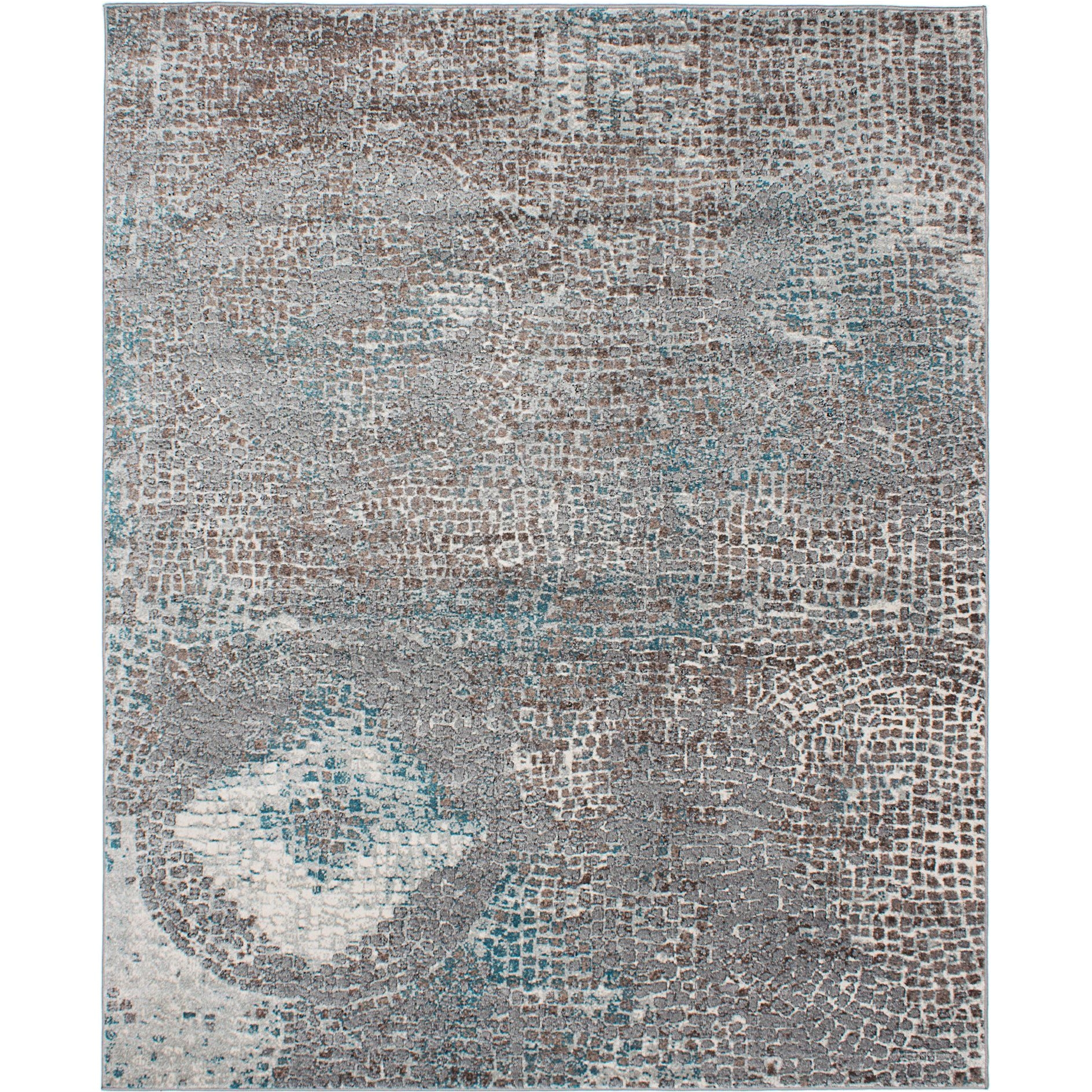 ecarpetgallery bardot brown and gray area rug 8 x 10 brown