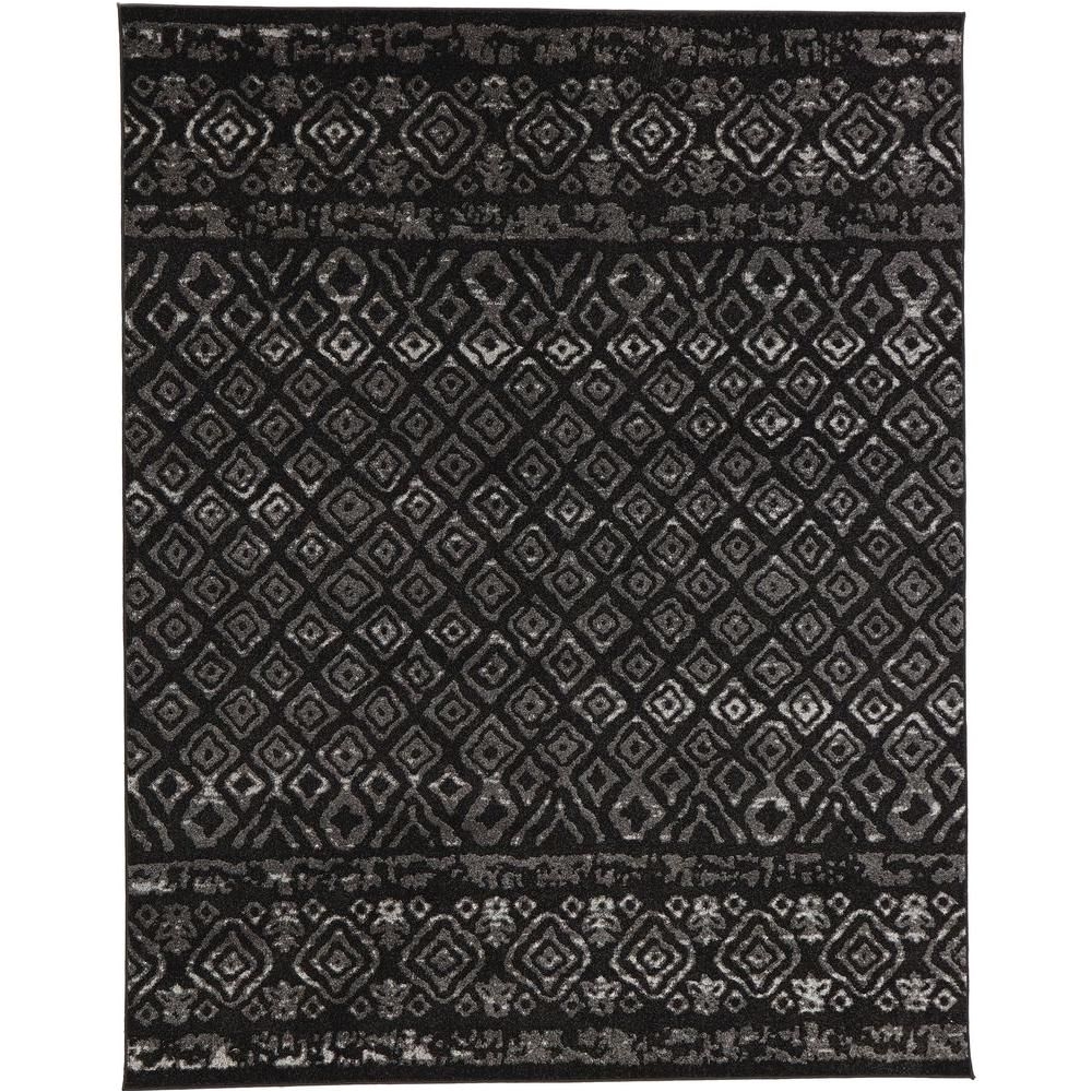 tribal essence black 9 ft 3 in x 12 ft 6 in area rug