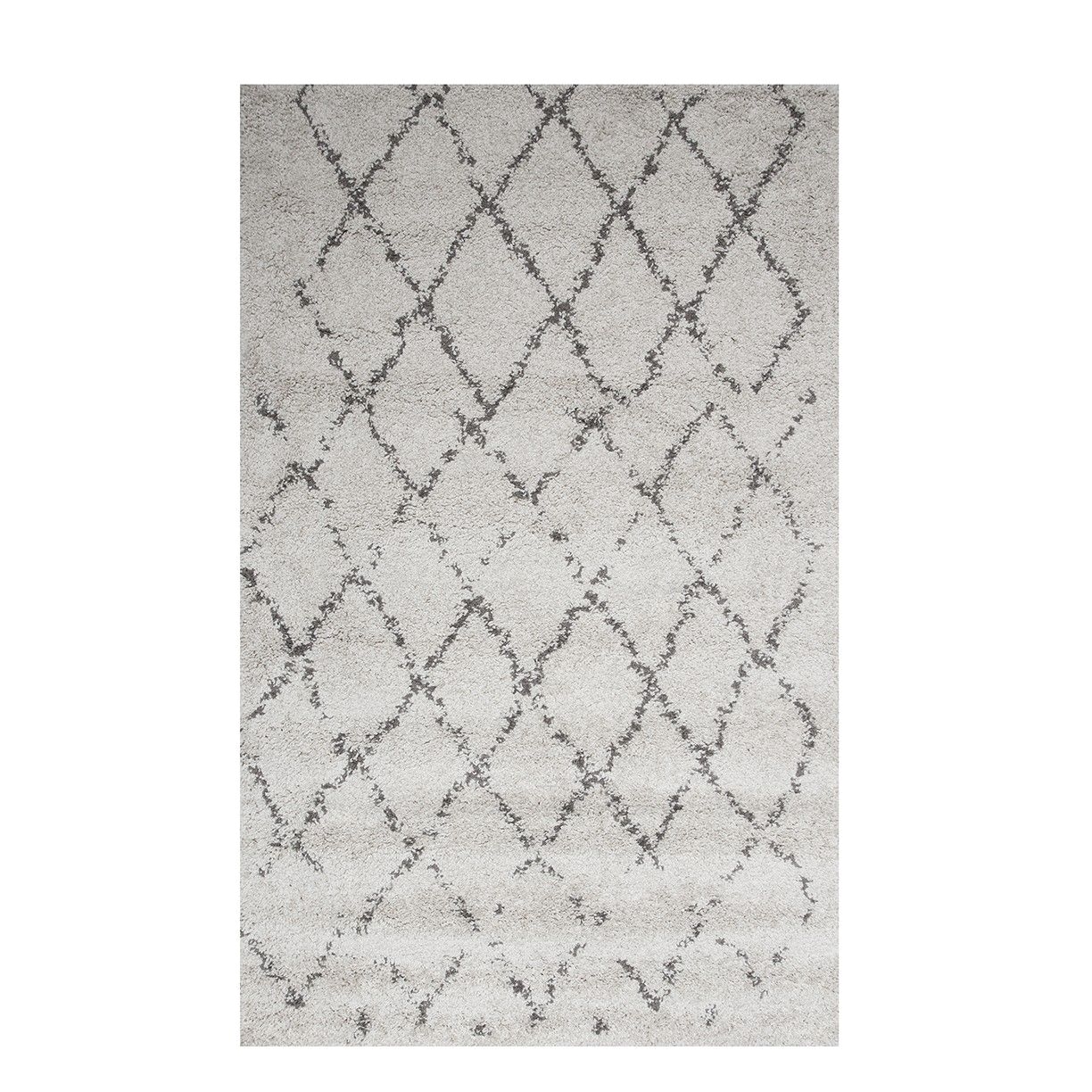 large trellis cream shaggy rug moroccan the rug house