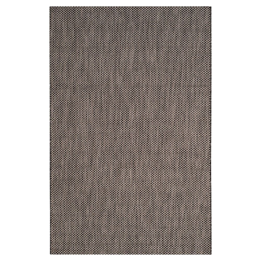 cherwell rectangle 2 3x8 runner outdoor patio rug black beige safavieh