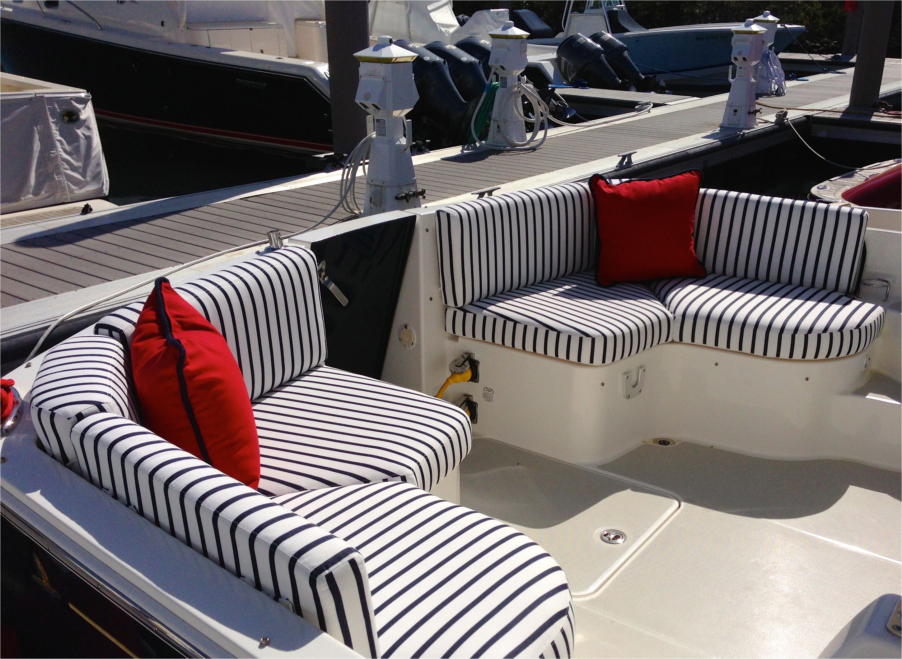 red white blue cockpit boston yacht sales custom fabrics s s fabric products