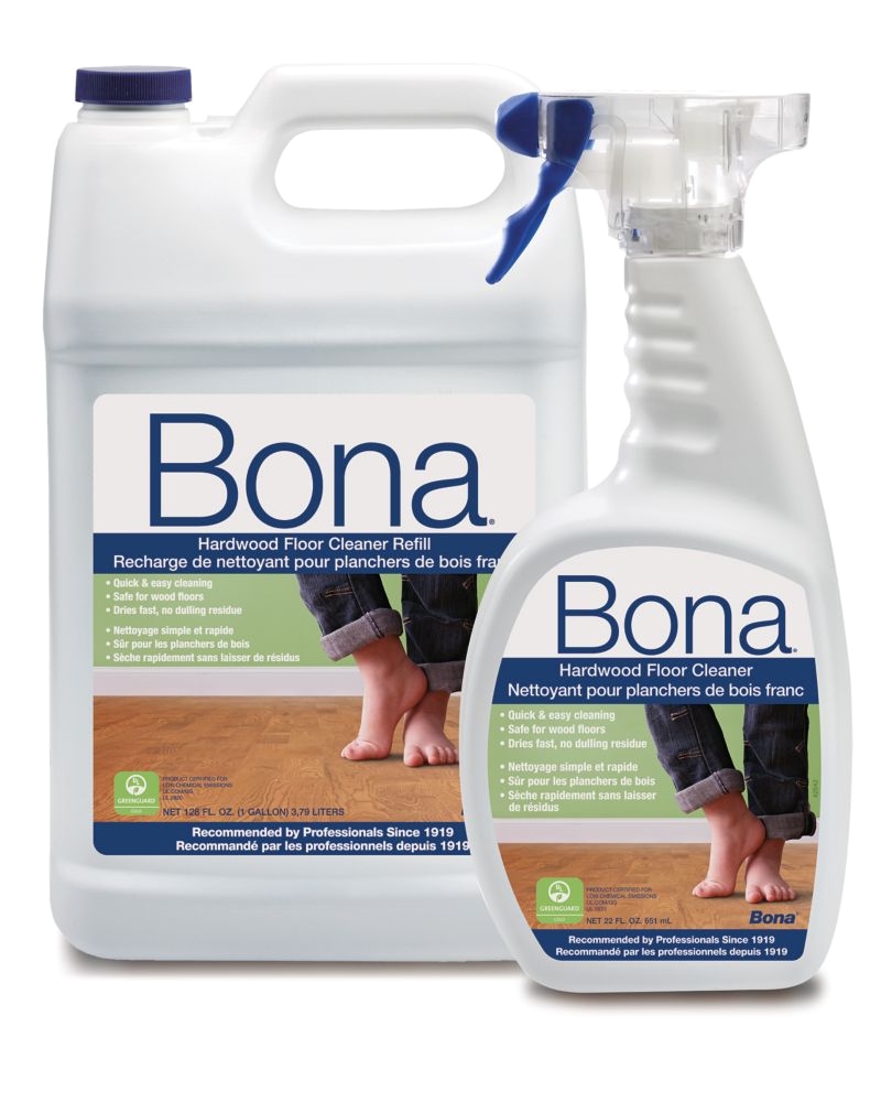 bona hardwood floor cleaner refill with free cleaner