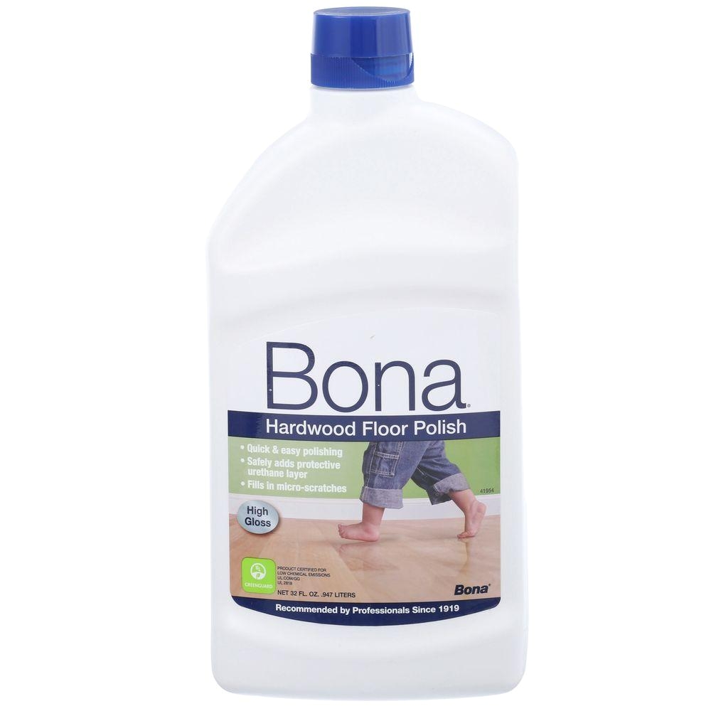 bona 32 oz high gloss hardwood floor polish wp510051002 the home depot