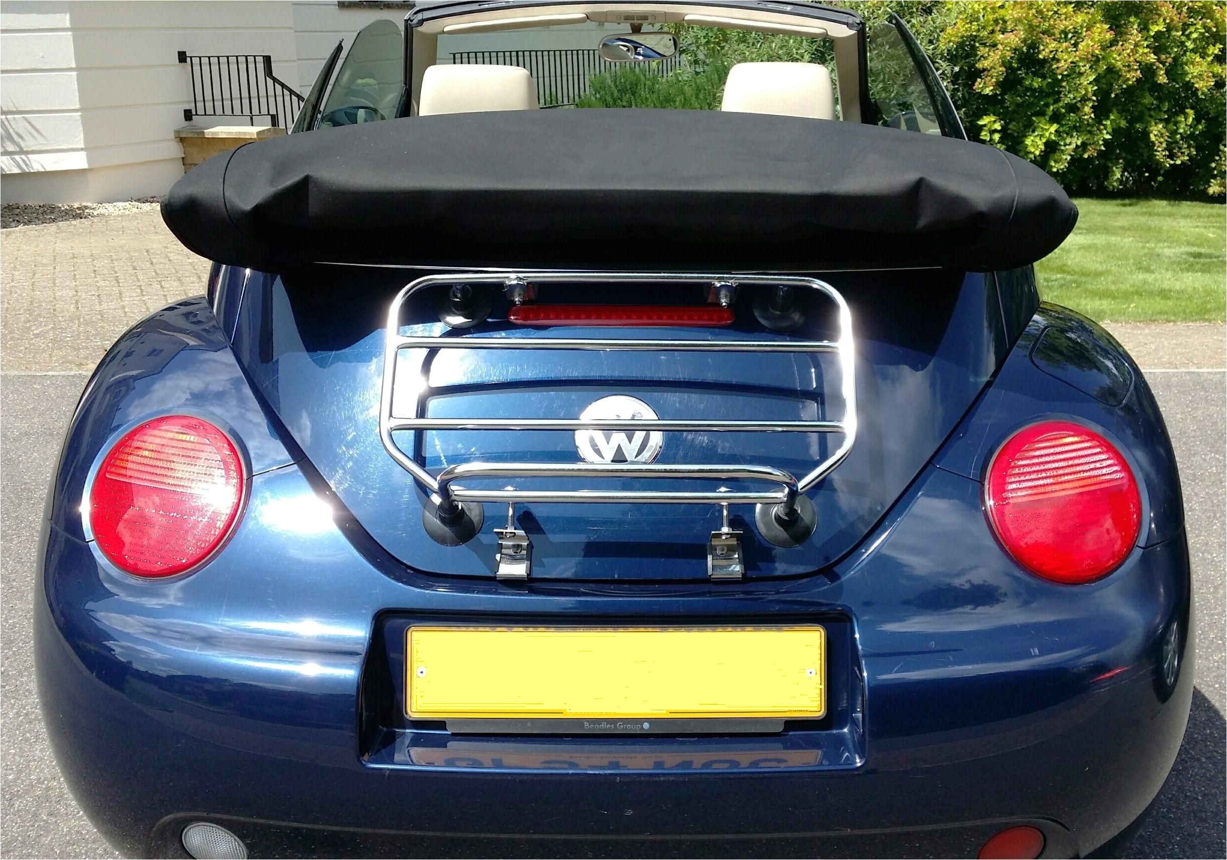 the classic hex luggage carrier for the vw beetle convertible