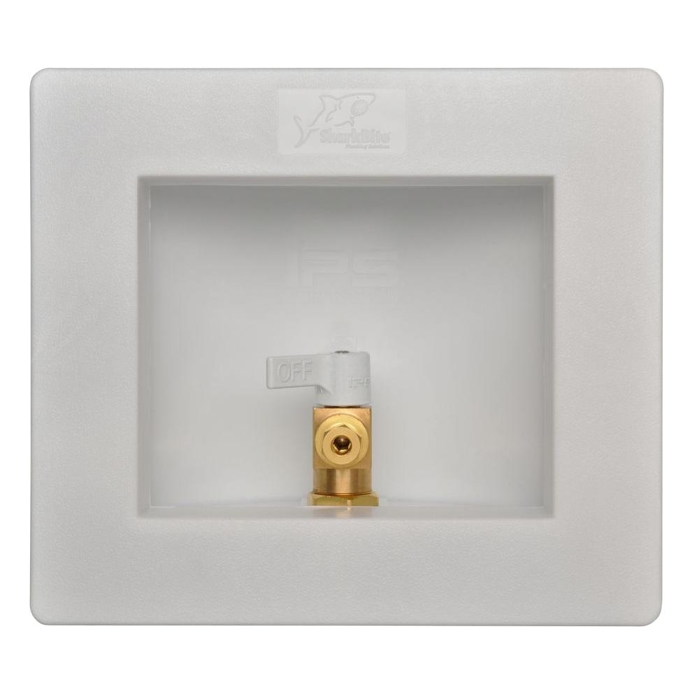 Brass Electrical Floor Outlet Cover Plates Sharkbite 1 2 In Brass Ice Maker Outlet Box 25032 the Home Depot