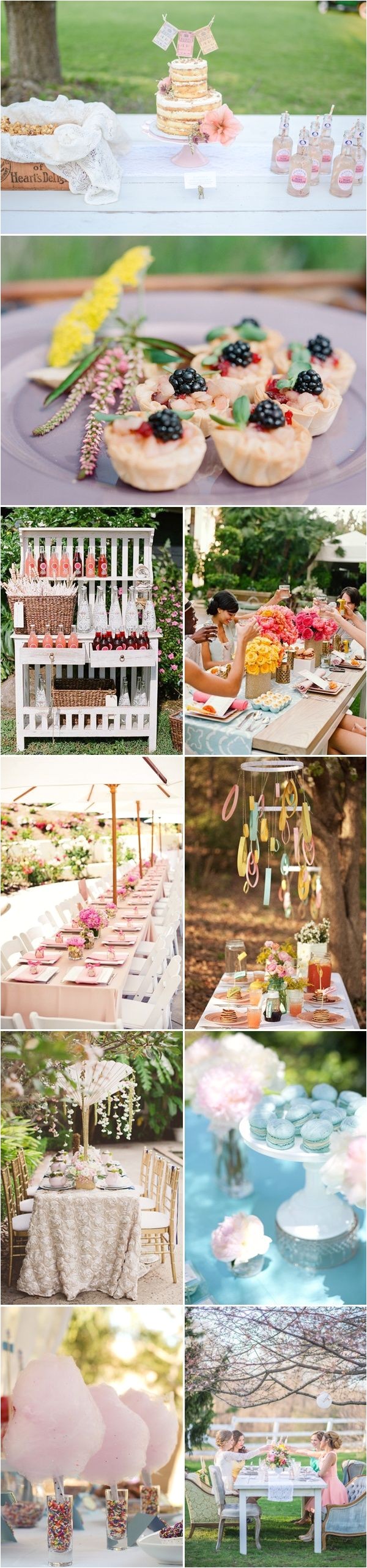 a list put together by wedding party of our favorite fun and flirty bridal shower themes