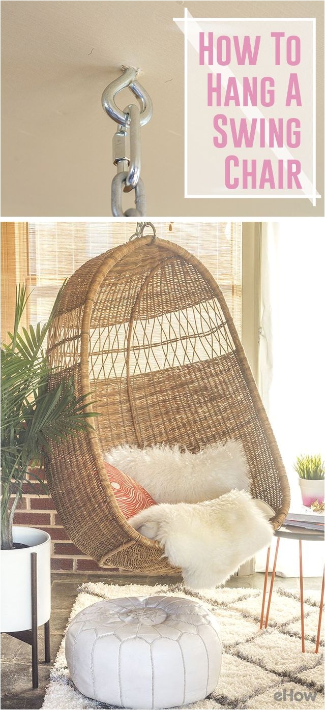 Bubble Chairs that Hang From the Ceiling How to Hang A Swing Chair From A Ceiling Joist Pinterest Swing