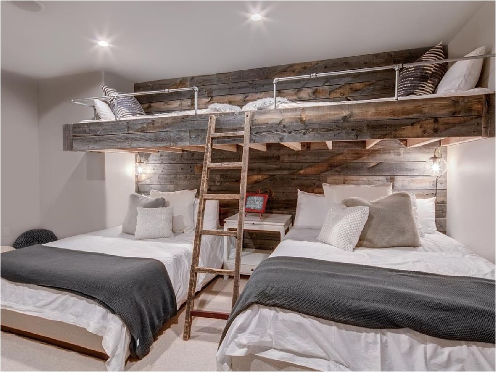 these cool built in bunk beds will have you wanting to trade rooms with the kids utah