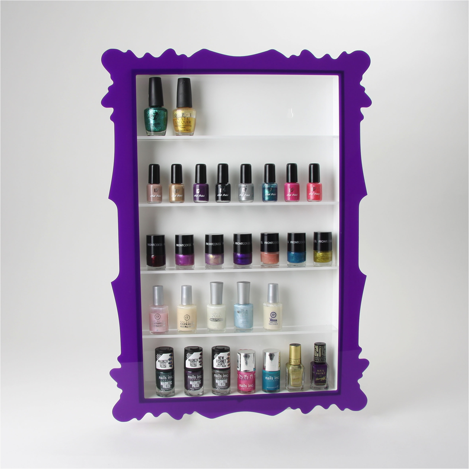 acrylic display a art deco nail varnish stand