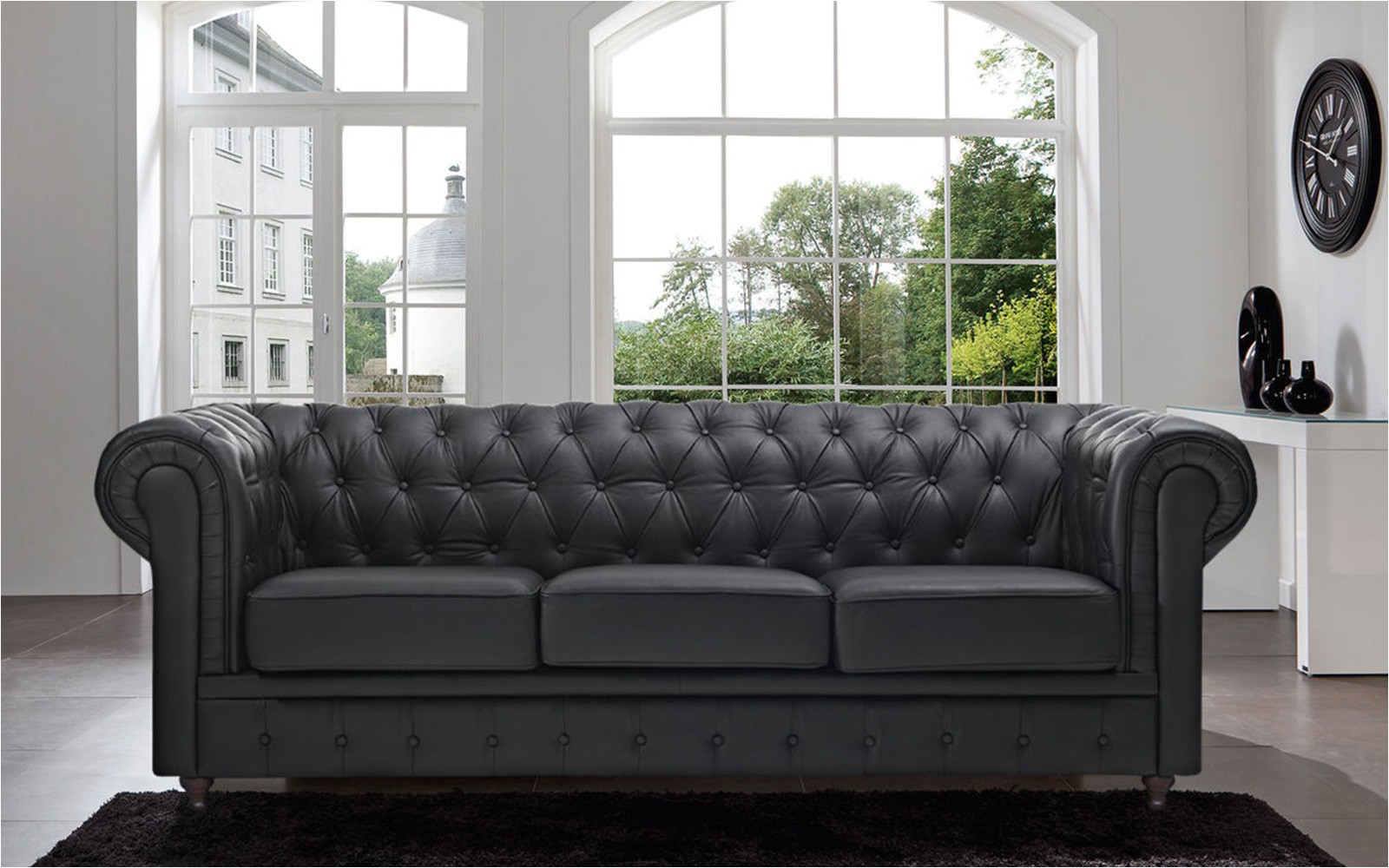 furniture black leather tufted sofa modern the holland how to find perfect 27 from black
