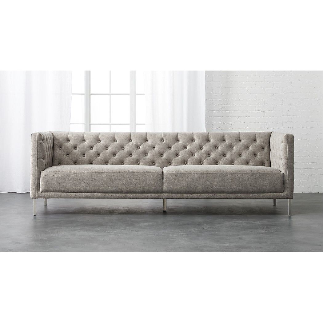 Cb2 Savile Leather sofa Savile Grey sofa Vatile Grey Cb2 or Leather New House Ideas