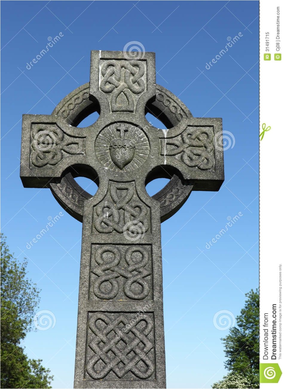 celtic cross tombstone gravestone cemetery 31491715 jpg 957a