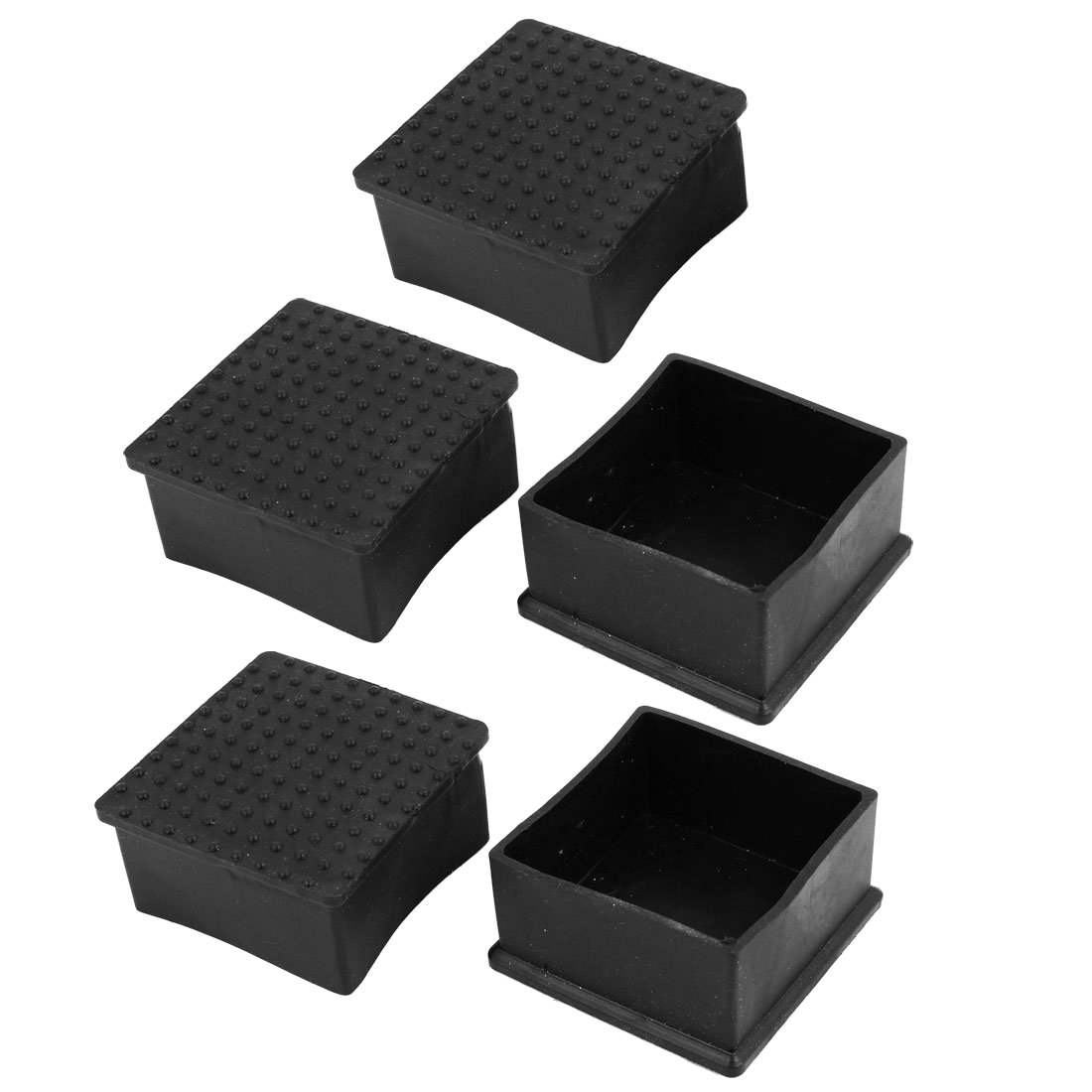 get quotations a rubber square cover caps for chair table leg foot 60mmx60mm 5 pcs
