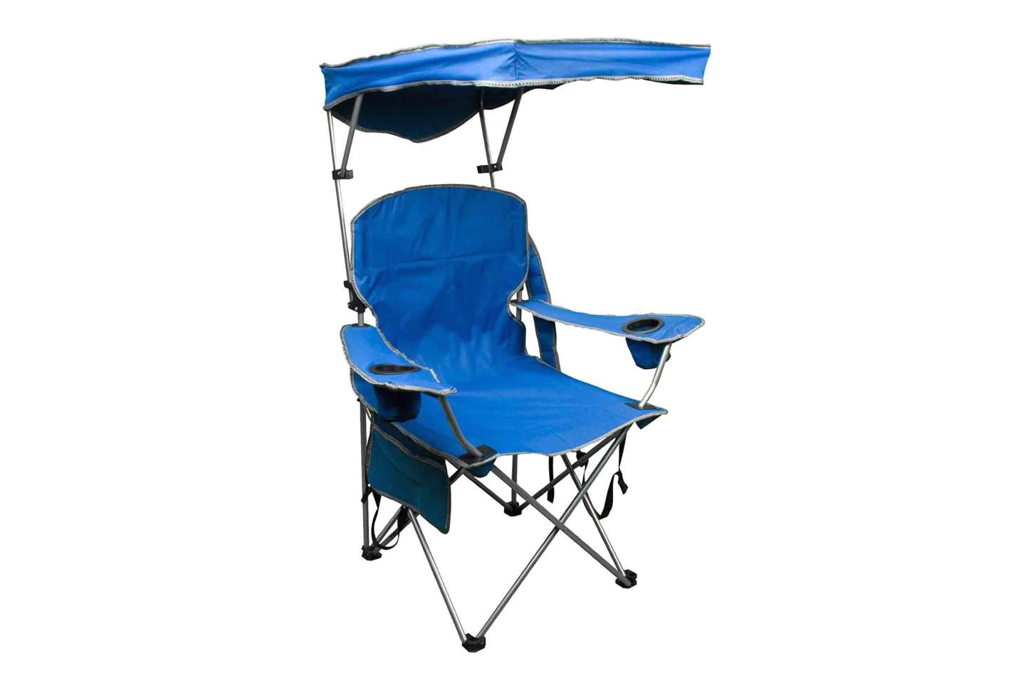 quik shade adjustable canopy folding camp chair