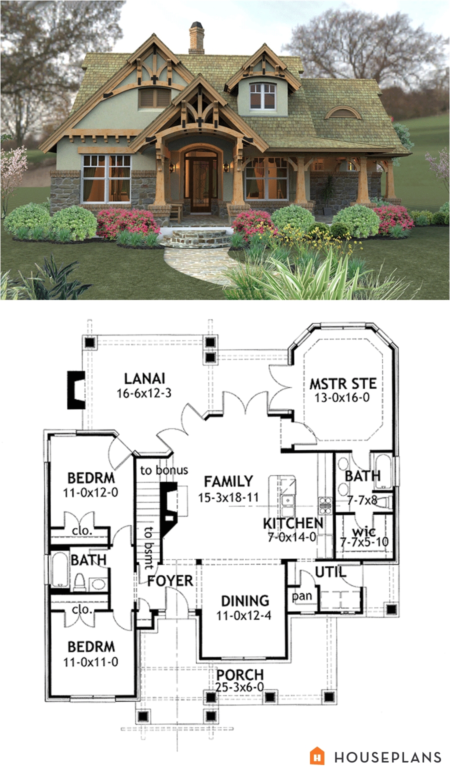 craftsman mountain house plan and elevation 1400sft houseplans 120 174
