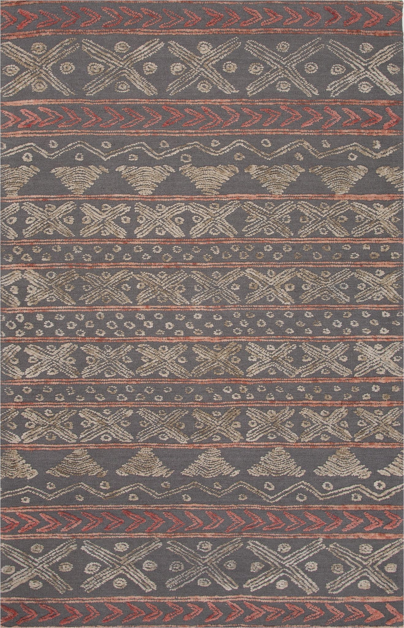 Cheap Aztec Print Rugs Jaipur Rugs Modern Tribal Pattern Gray Wool area Rug Sti03