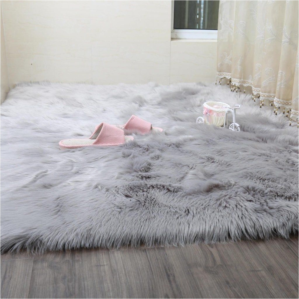 faux rug soft fluffy rug shaggy rugs faux sheepskin rugs floor carpet for bedrooms living room