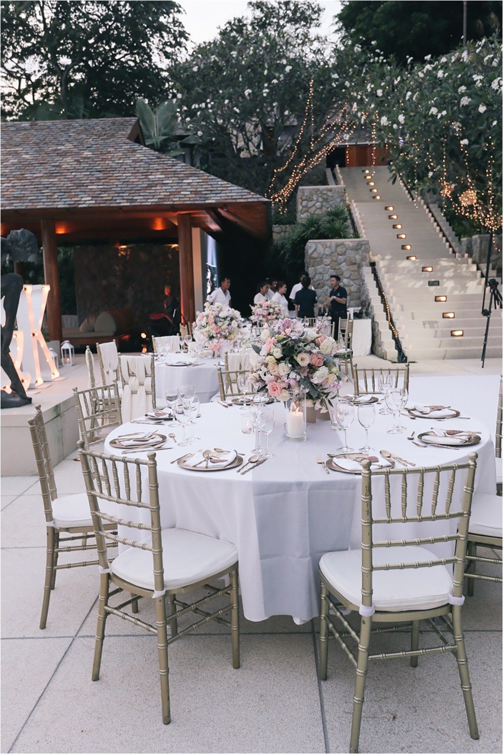 Cheap Wedding Chair Cover Rentals Singapore A Private Outdoor Wedding at Villa Wang Nam Jai Phuket Wedding
