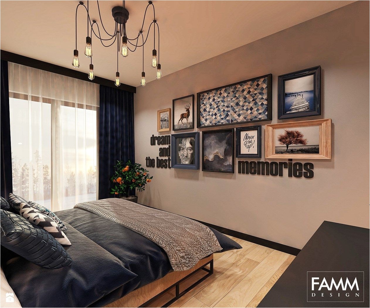 sypialnia styl vintage zdjaa cie od famm design sypialnia styl beautiful 5 bedroom apartment melbourne