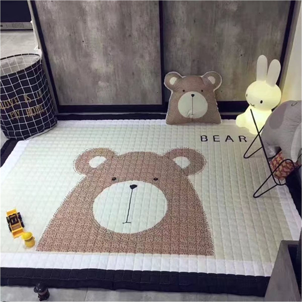 Children S Floor Mats 195x145cm Baby Kids Play Mat Floor Rug Crawling Blanket Large soft