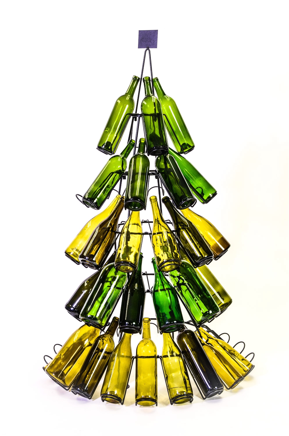 Christmas Tree Wine Bottle Display Rack – 3912 Christmas Tree Wine Bottle Display Rack 3912