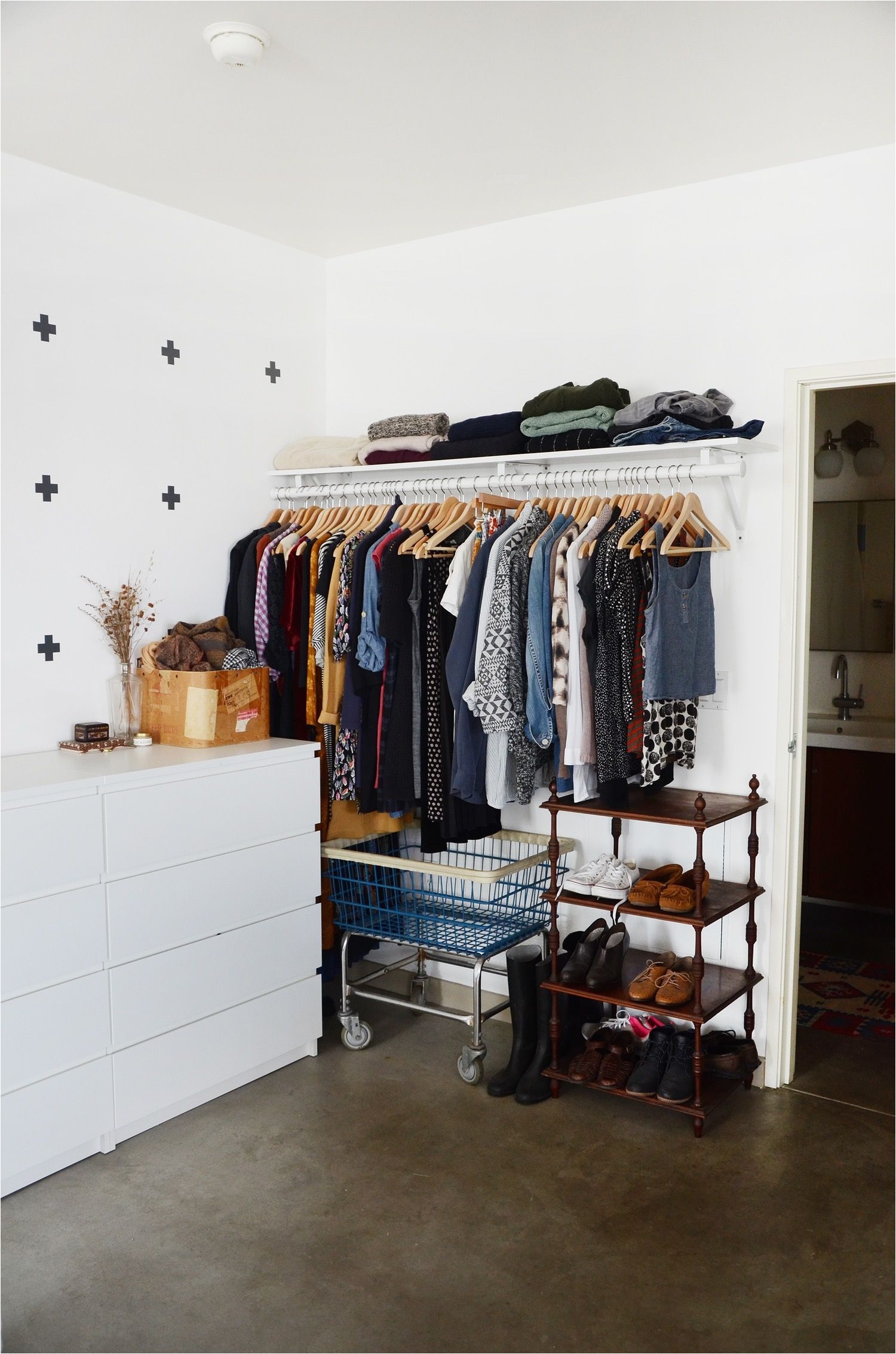 good news with a little imagination you can turn your closet less bedroom into the stylish and storage savvy