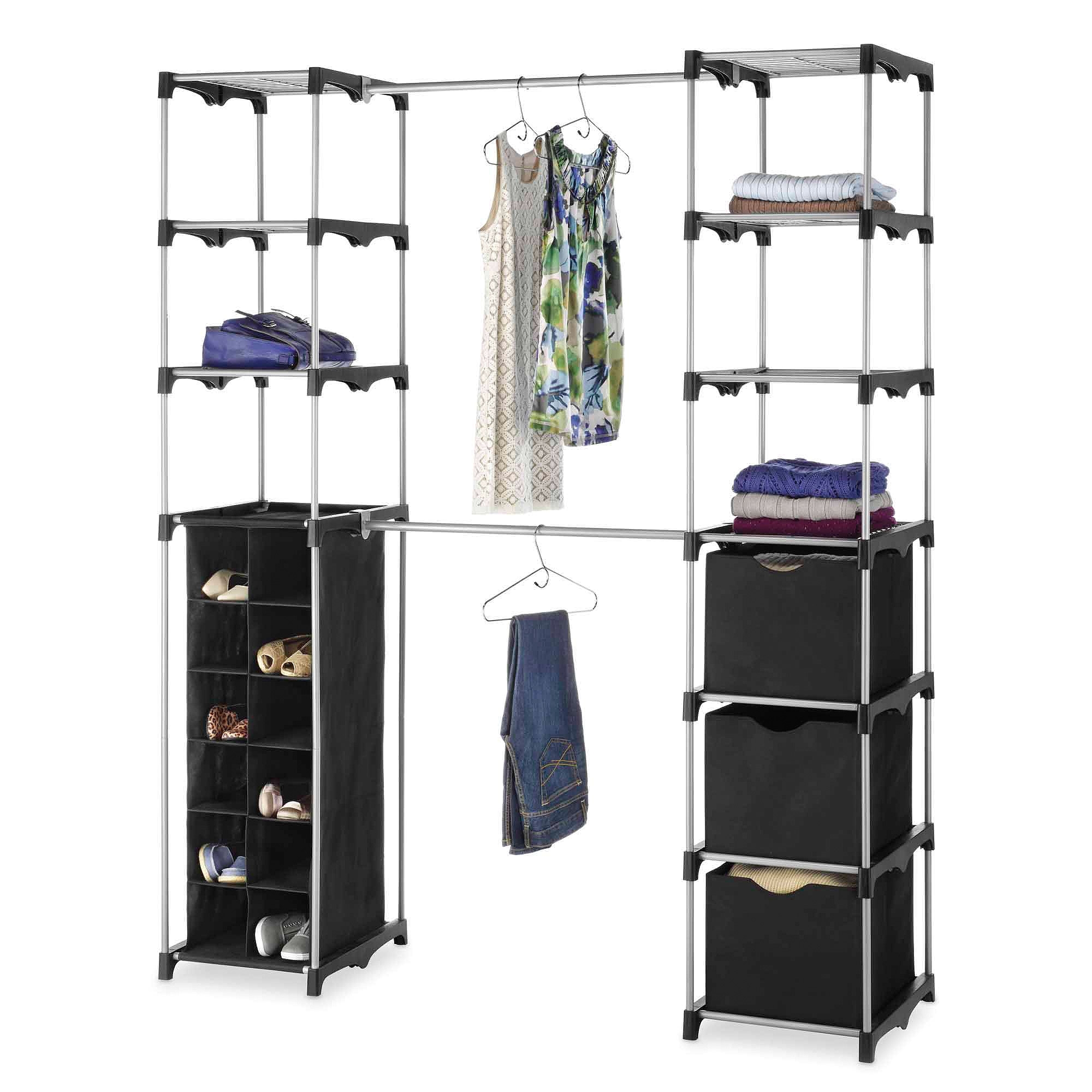 Clothing Racks for Sale Walmart Walmart Wardrobe Rack Portable Racks at Charliesbararuba