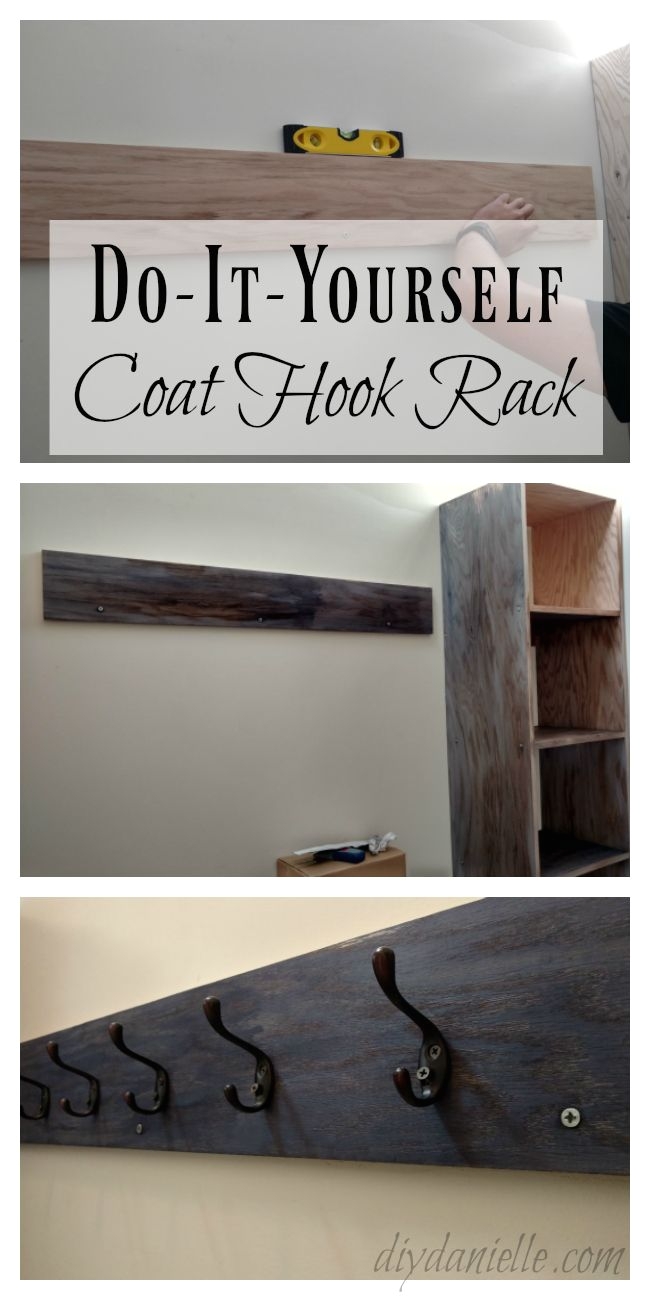 how to make a custom wall mounted coat rack for anywhere and everywhere in your home