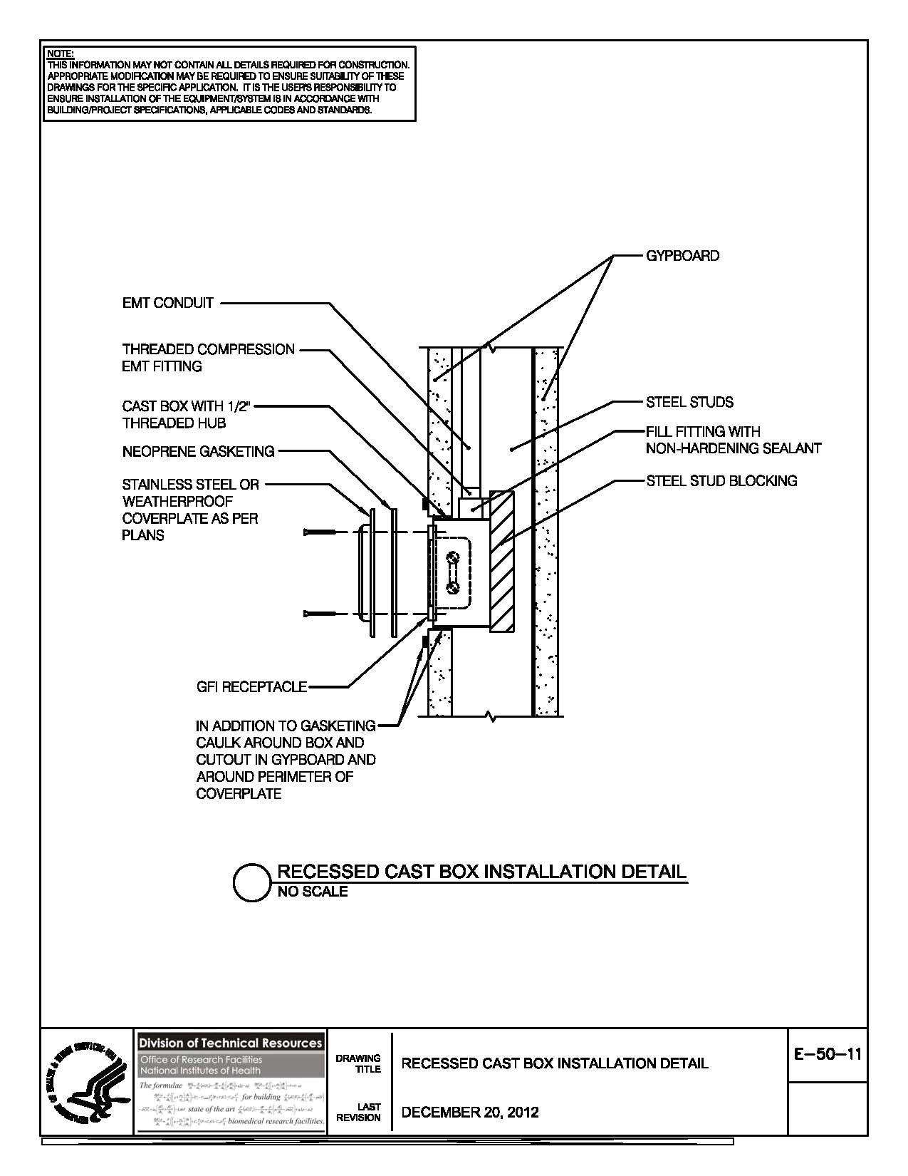 thumbnail of e 50 11 recessed cast box installation detail