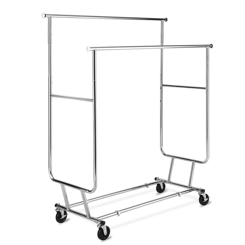 Collapsible Rolling Rack Target Shop Amazon Com Garment Racks